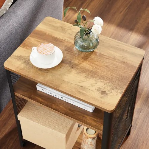 Nočný stolík sieťovaný VASAGLE LET600B20