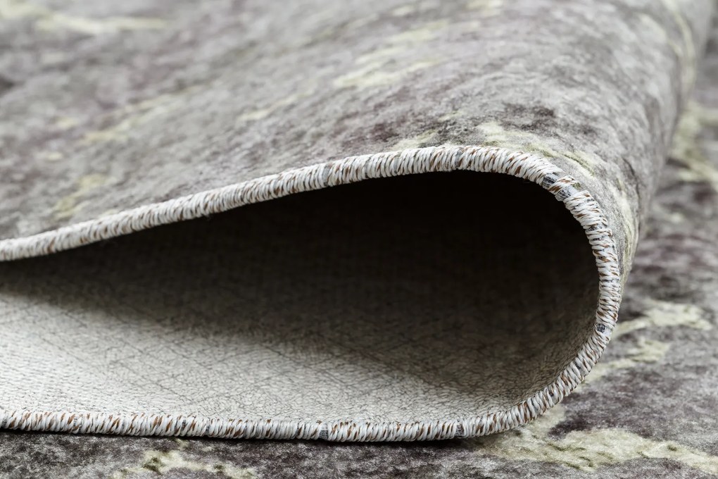 Koberec MIRO 52003.801 Mramor, protišmykový, prateľný, sivý