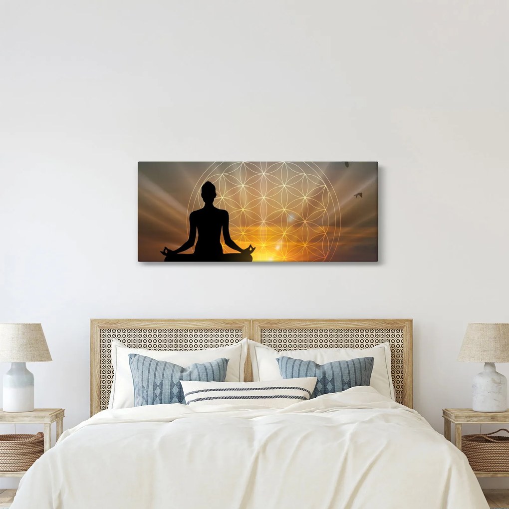 Obraz meditácie (120x50 cm)