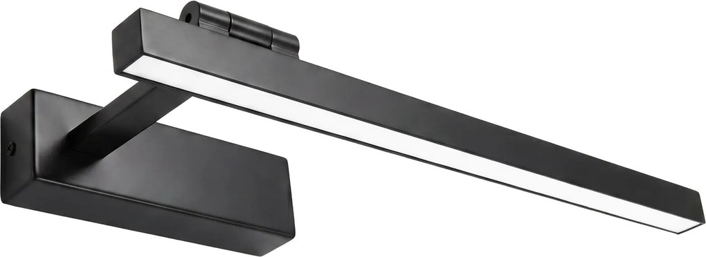 Toolight Toolight, LED nástenné svietidlo, 40cm, 8W, 4000K, 1500lm, SWE034-1W, čierna matná, OSW-20133