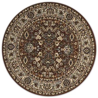 Koberce Breno Kusový koberec PRACTICA kruh 59/DMD, hnedá, viacfarebná,200 x 200 cm