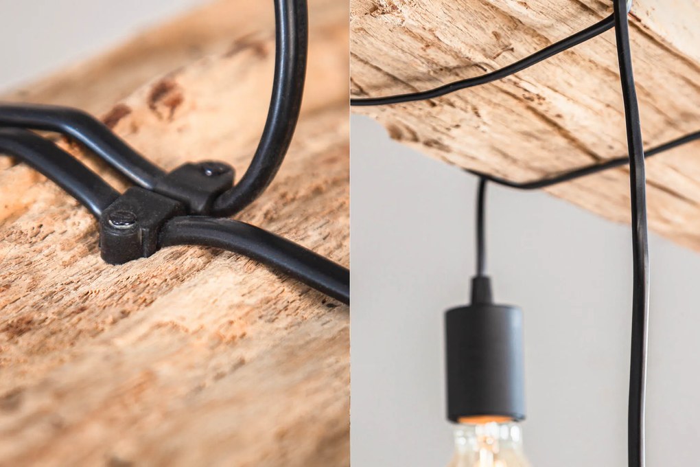 Závesné svietidlo Barracuda 152 cm recyklované