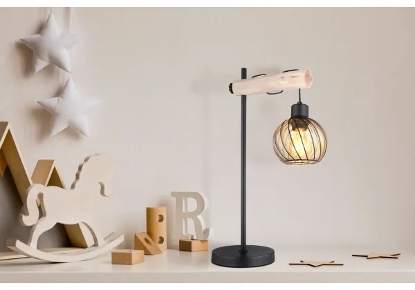 Globo 15534T - Stolná lampa PAULO 1xE27/15W/230V