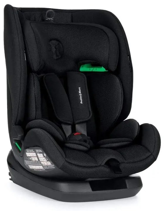 PETITE&MARS Autosedačka Prime Pro i-Size Black Air 76-150 cm (9-36 kg)