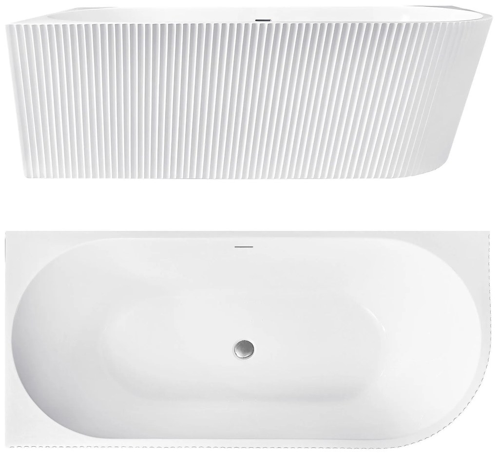 Rea Wenus, akrylová rohová vaňa 1700x800x575 mm, ľavá, biela, REA-W0129