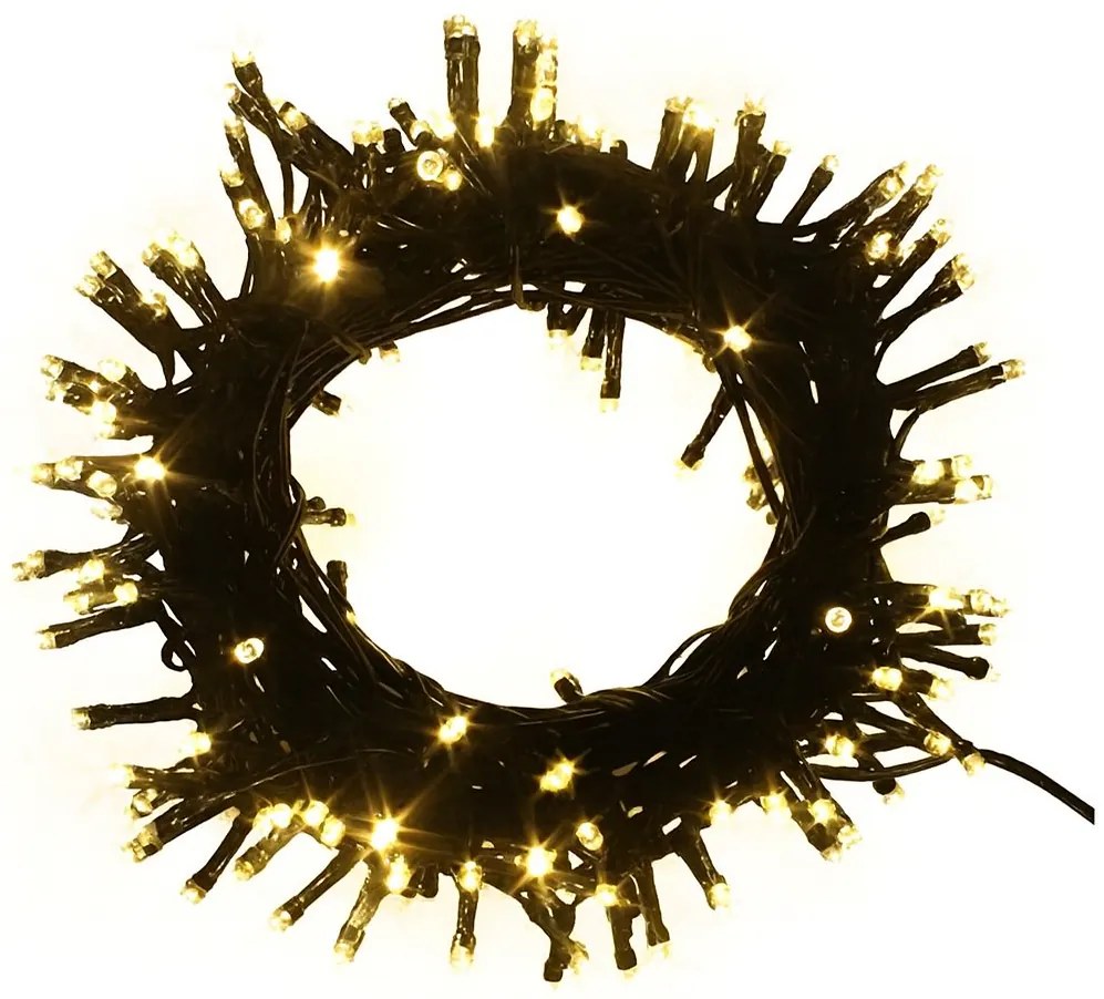 Vianočné svetielka vnútorné teplá biela 100 LED