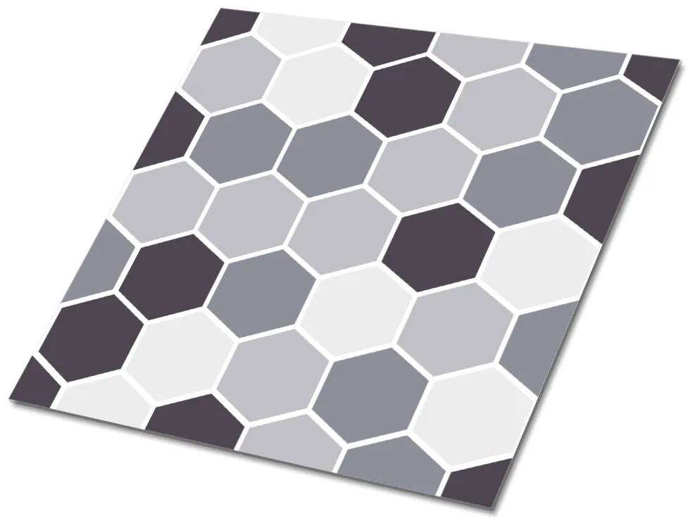 Samolepiace vinylové dlaždice Samolepiace vinylové dlaždice Šesťuholníky