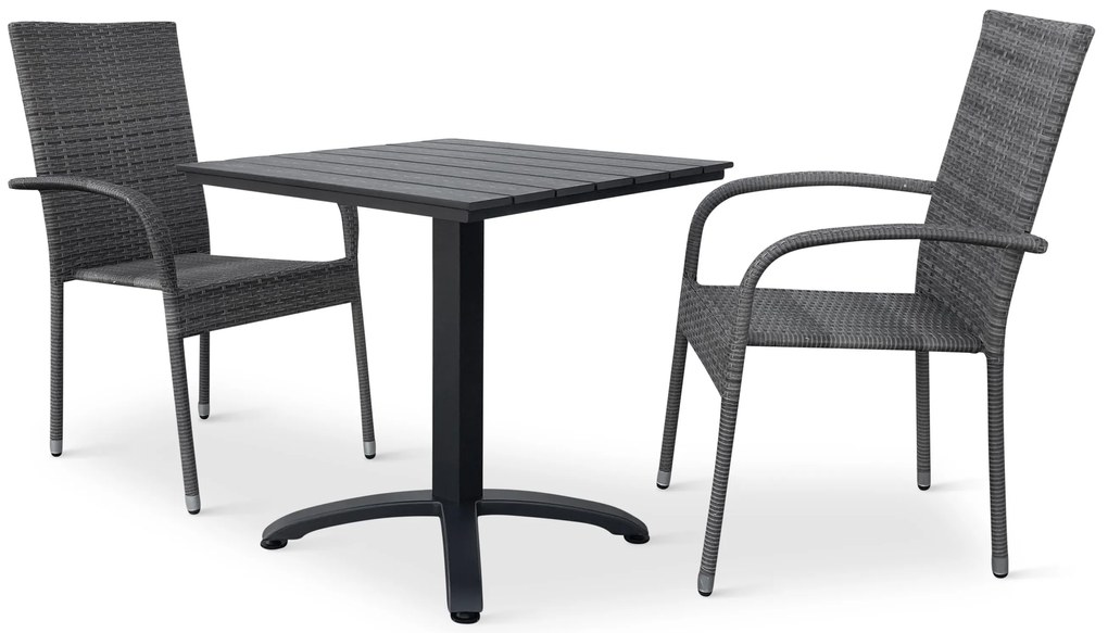 Noela Balkónový set Ristorante + 2x ratanová stolička Paris PREMIUM