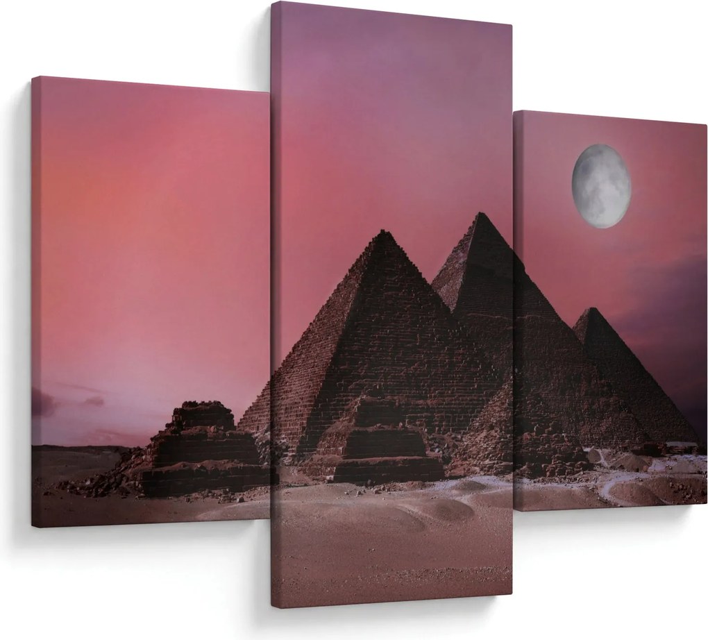 Obraz - Pyramídy Giza, Egypt (90x60 cm)