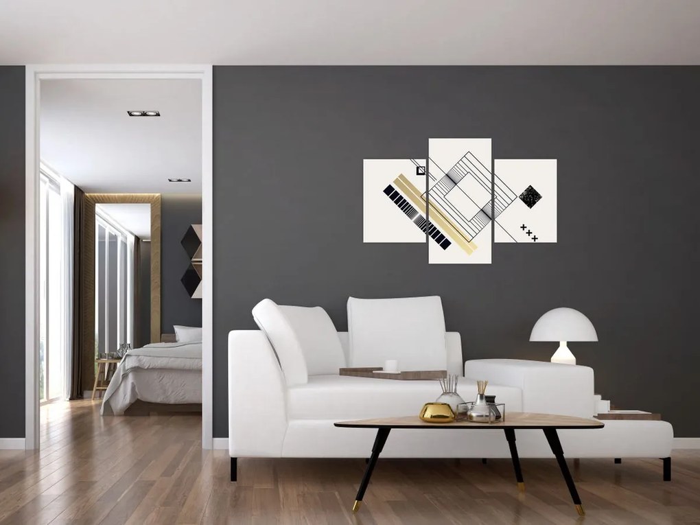 Obraz - Geometrické tvary N⁰6 (90x60 cm)