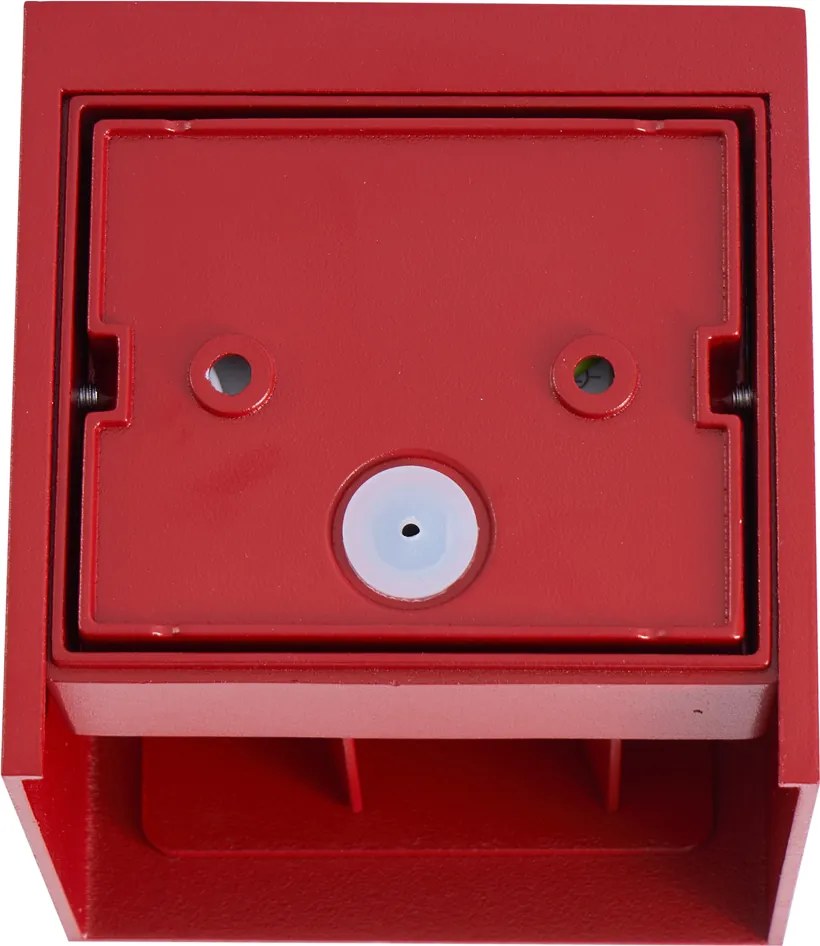 Moderné vonkajšie nástenné svietidlo tmavočervené vrátane LED IP54 - Edwin