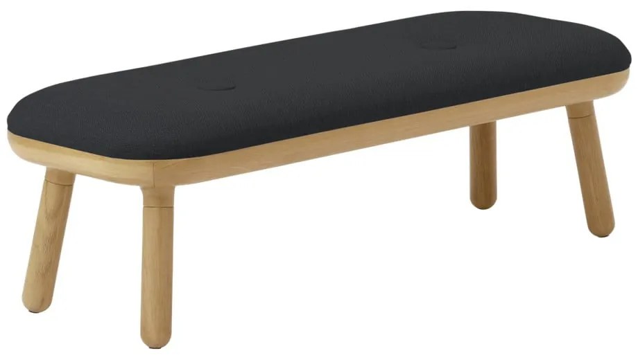 Antracitová lavica Paff Low – UMAGE