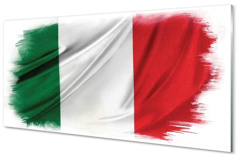 Nástenný panel  flag taliansko 100x50 cm