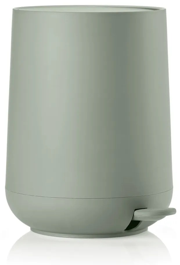 Zelený kúpeľňový pedálový kôš Zone Nova, 3 l