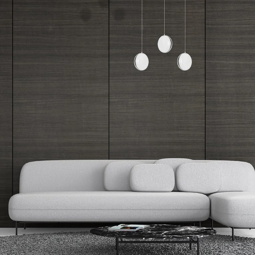 Závesné LED svietidlo Lira, 3x LED 27w, 4000k, ch