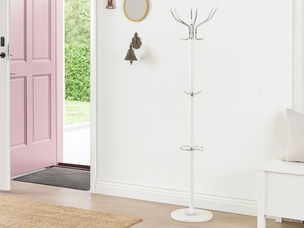 CH Stojanový vešiak Kazer - biela