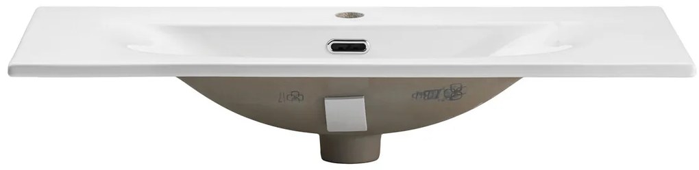 Umyvadlová skříňka se zápustným umyvadlem Nova White 80 cm bílá