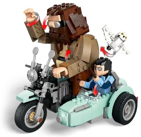 Lego®  Harry Potter™ 76443 Hagrid™ a Harry na motorke  (100396782)
