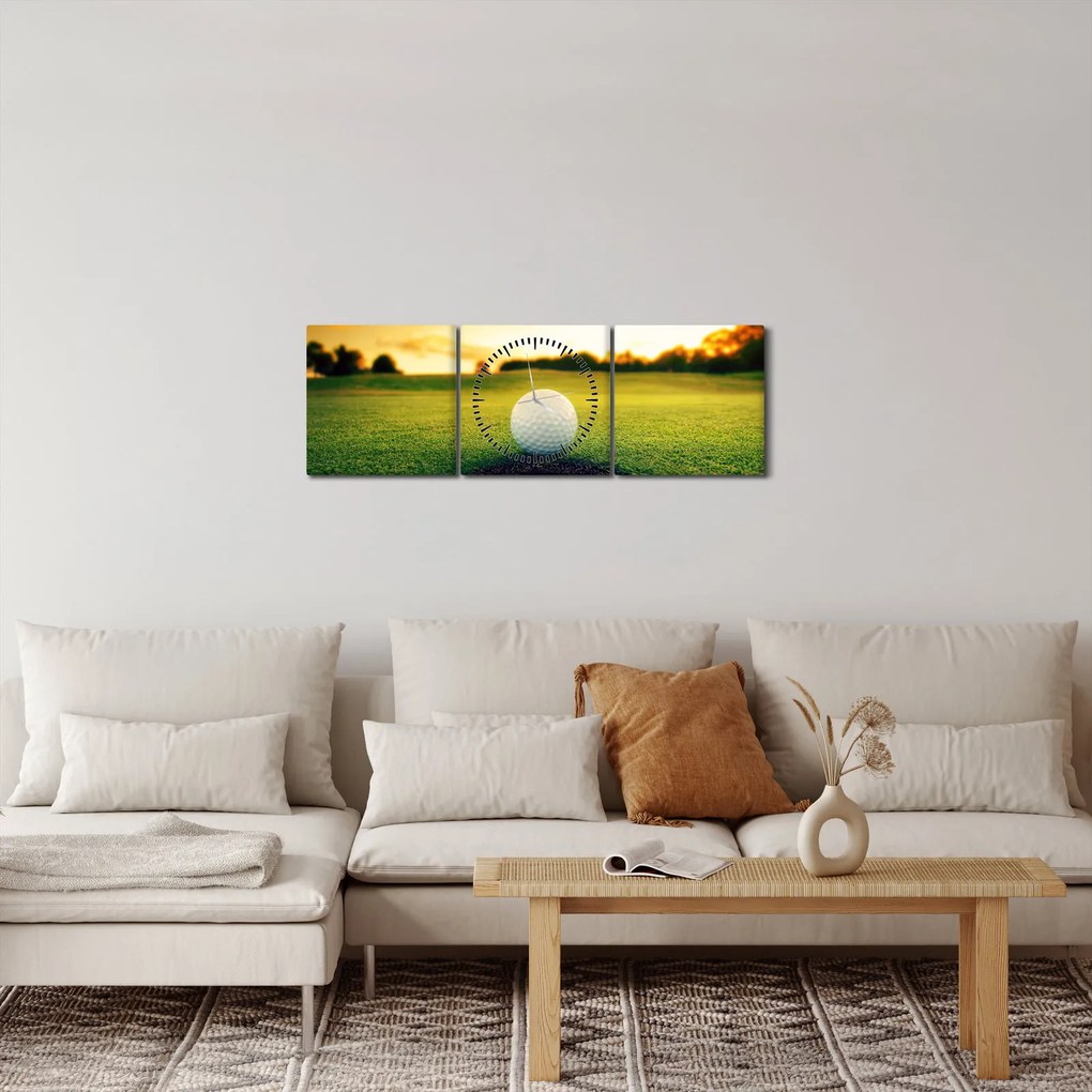 Obraz - Golf (s hodinami) (90x30 cm)