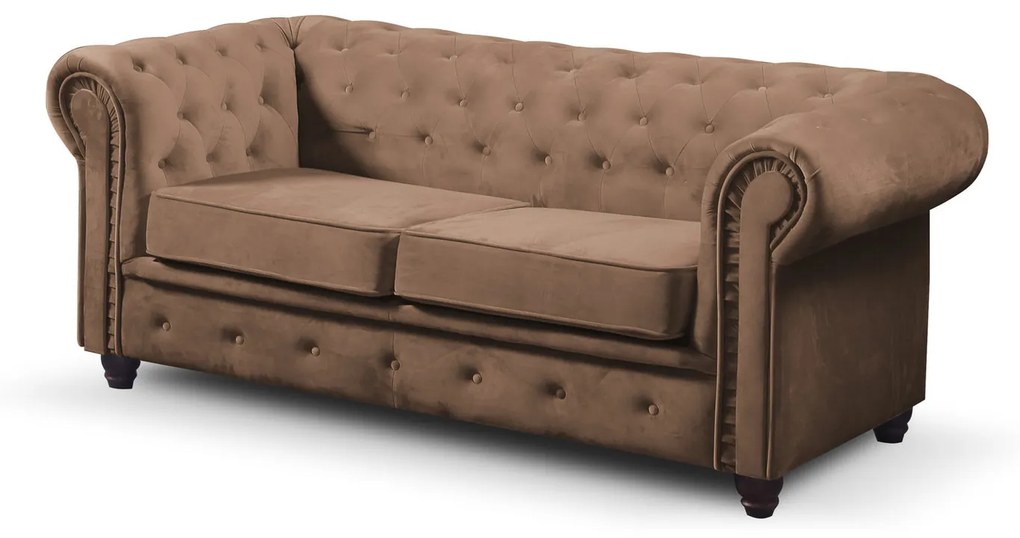 Pohovka Infinity Chesterfield III  Modrá