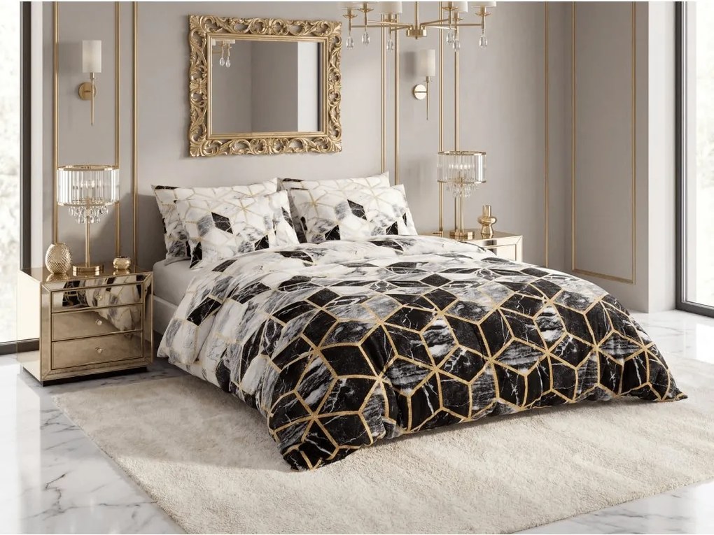 Polybavlnené obliečky ATHENA POLY čierne Rozmer obliečky: 70 x 90 cm | 140 x 220 cm