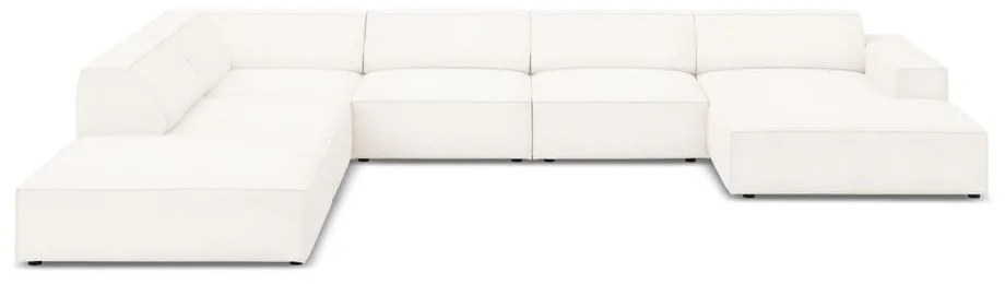 Béžová rohová pohovka z textílie bouclé (ľavý roh) Jodie – Micadoni Home