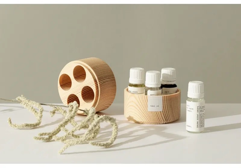 Set vôní do sauny Hetkinen 4x10ml, darčekový box