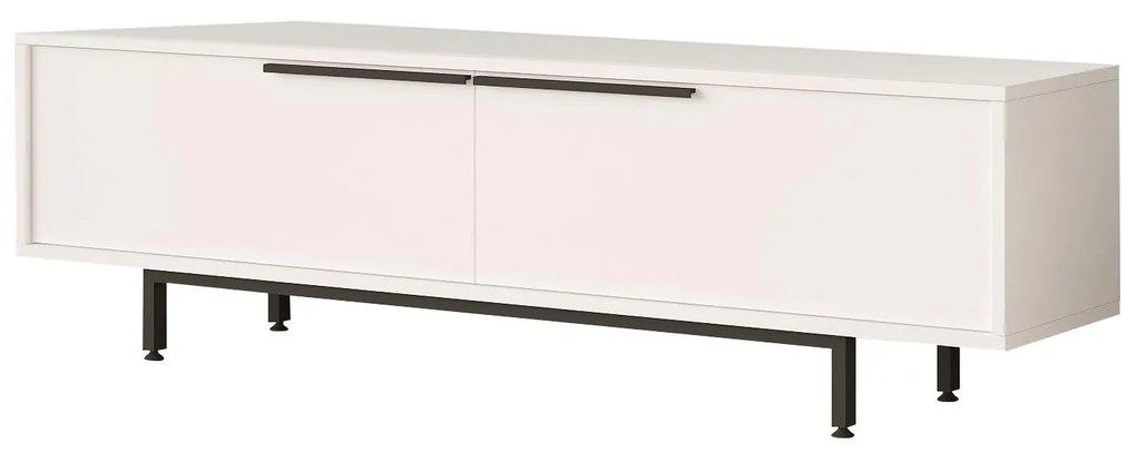 TV stolík/skrinka Nimelo 7 (biela). Akcia -18%. Vlastná spoľahlivá doprava až k Vám domov. 1095479