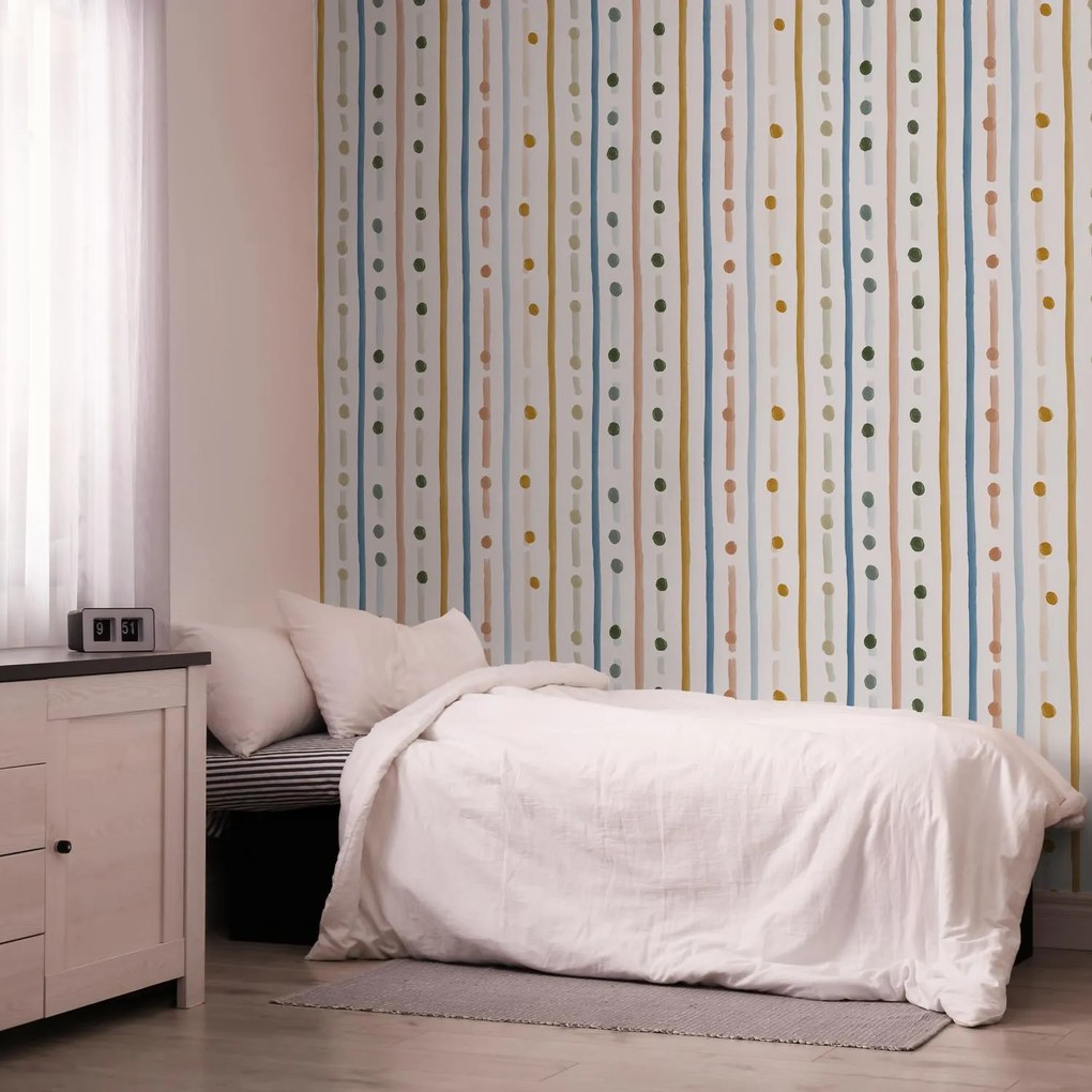 Fototapeta - Čiary a bodky (147x102 cm)