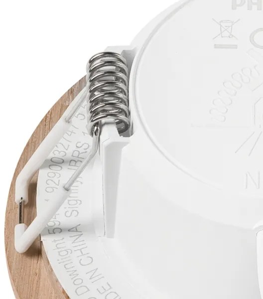 LED zapustené svietidlo WOODY SPOT LED/5,5W/230V 4000K dub pr. 10 cm