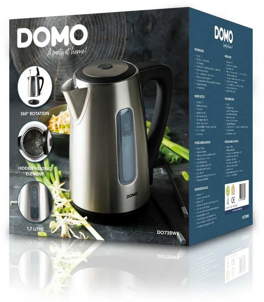 DOMO DO738WK rýchlovarná kanvica, nehrdzavejúca