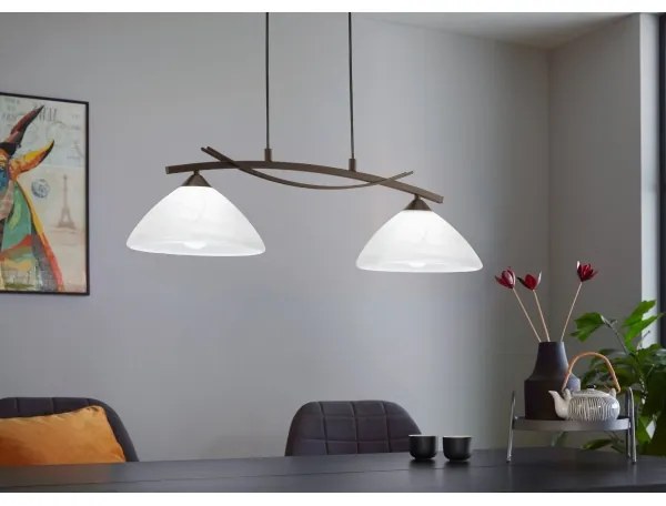 EGLO 91433 - Luster VINOVO 2xE27/60W/230V