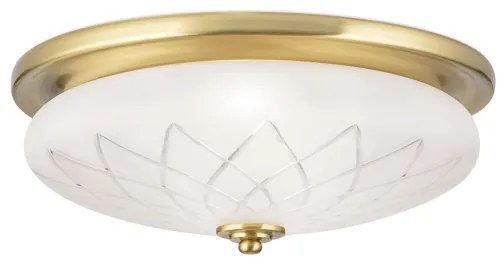 Orion DL 7-791/37 - Stropné svietidlo PORTO 2xE27/40W/230V pr. 37 cm zlatá