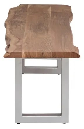 furniture-nabytek.cz - Masívna lavica Bullwer z akáciového dreva, lakovaná, hnedá – 160×40 cm