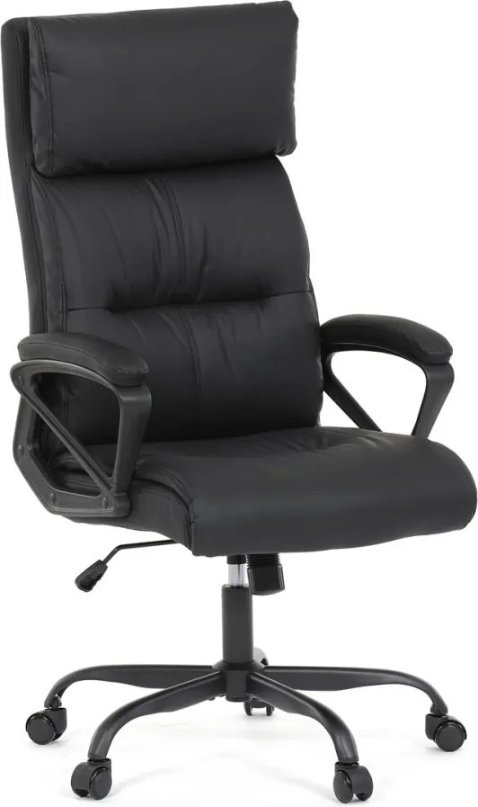 Kancelárske kreslo PEDRO — ekokoža, čierna