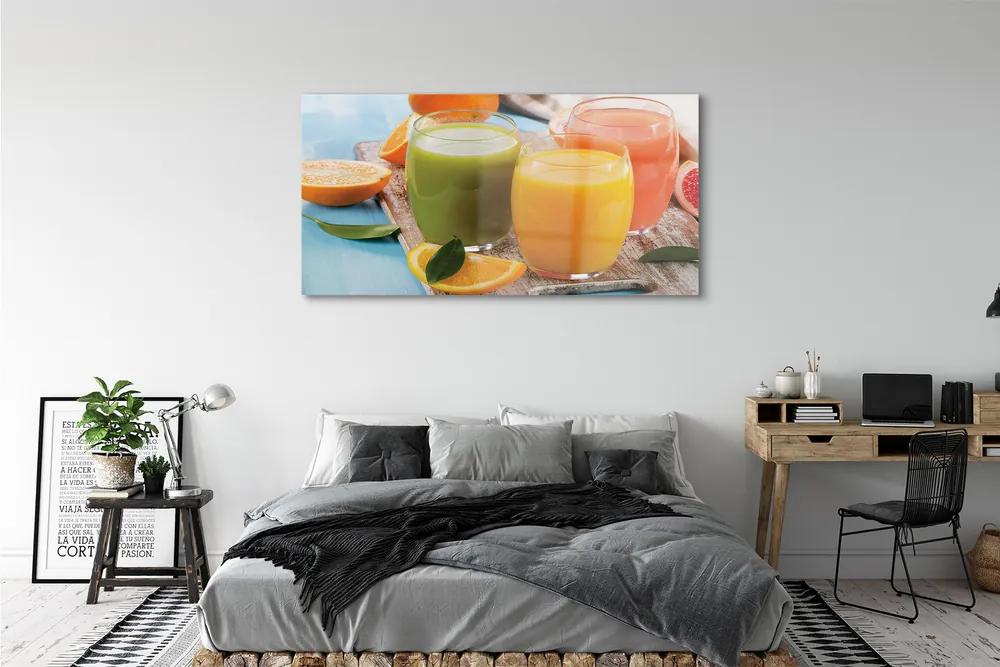 Obraz plexi Koktaily farebných skiel 140x70 cm