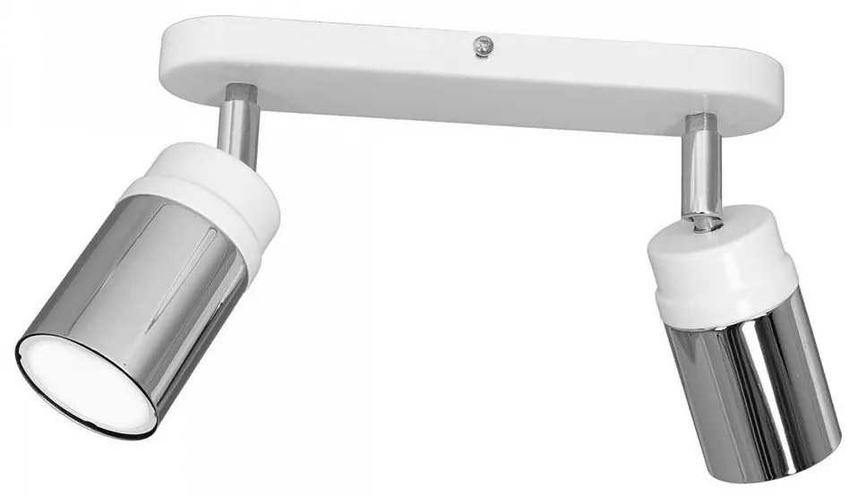 Bodové svietidlo NEST 2xGU10/8W/230V biela/chróm