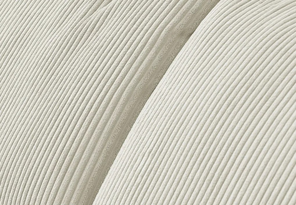 Rohová sedacia súprava MP-IN14007, krémová štruktúrovaná látka