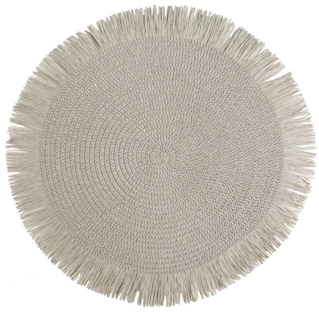 SADA 6KS PRESTIERANIE NA STÔL BOHO 1 (FI) 38 CM SIVÁ