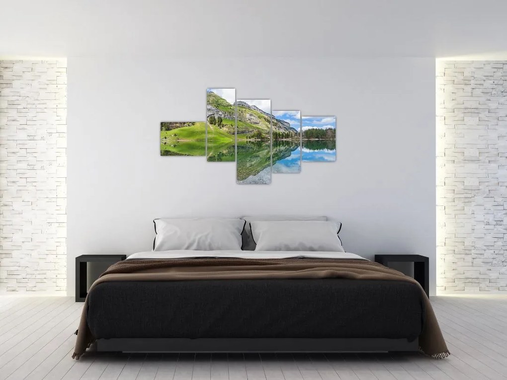 Horské pleso - obrazy