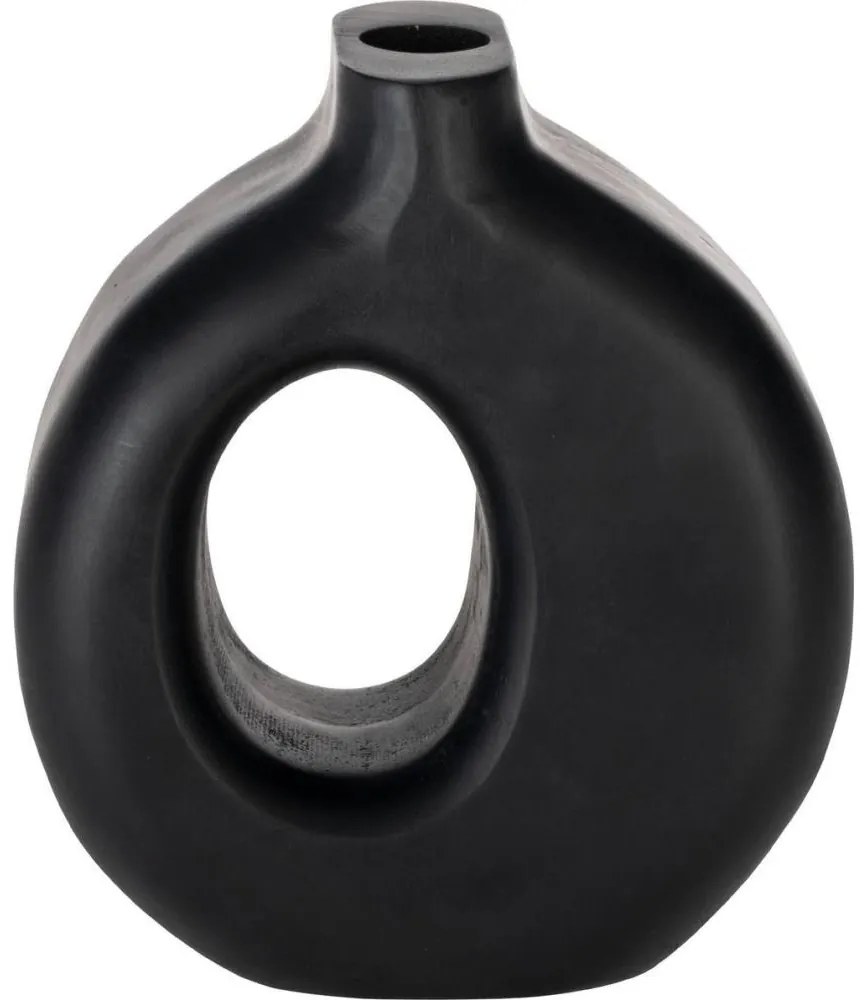 Eglo 421264 - Drevená váza MELOBODY 16,5x18 cm čierna 421264