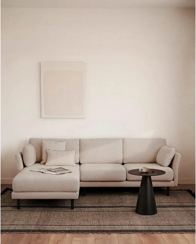 Krémová rohová pohovka Gilma – Kave Home