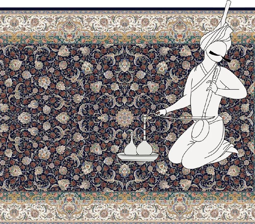 BE Koberec Sultan 1200 Dark Blue – modrý obdĺžnikový Rozmer: 250x350 cm