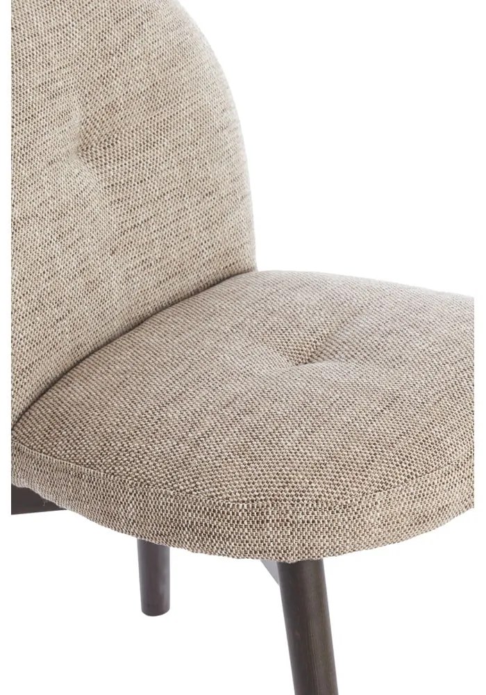 Béžové čalúnené jedálenské kreslá v súprave 2 ks Sinosa – Light &amp; Living