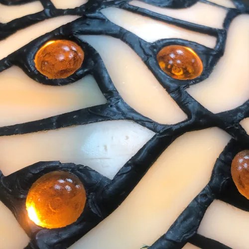 Tiffany vitráž svietidlo na stenu Prezent 225 vzor 18