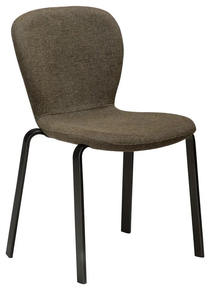 Khaki čalúnená jedálenská stolička Heap – DAN-FORM Denmark