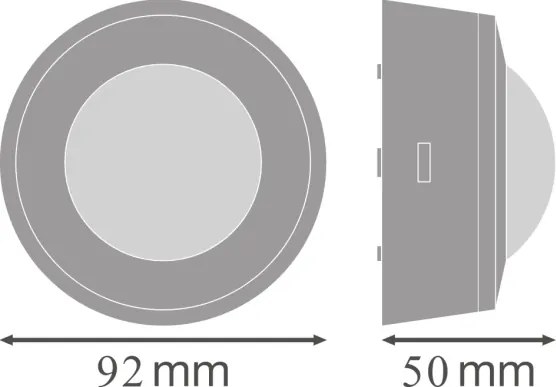 Osram - Infračervený pohybový senzor 230V IP44 biela