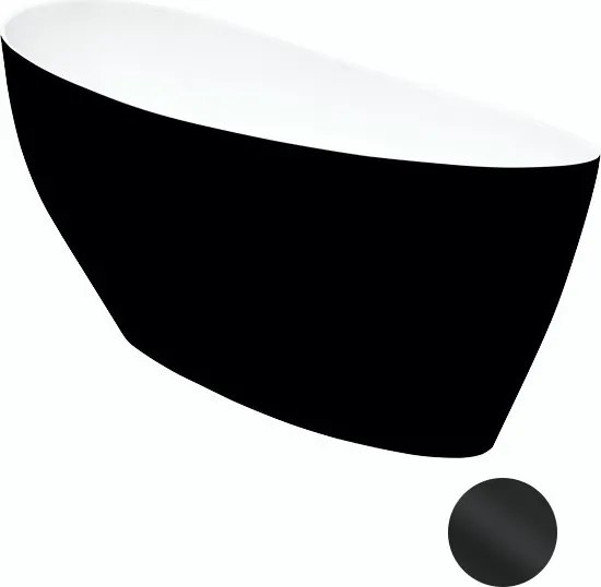Besco Voľne stojaca vaňa z liateho mramoru Keya BW 165x70 BESCO-Typ výpuste: Click-Clack štandard, chróm, BESCO-Rozmery: 163,5x70,5, BESCO-Farba: Bie…