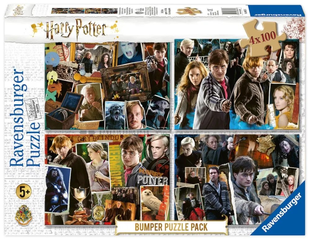 Ravensburger Harry Potter 4 x 100 dielov