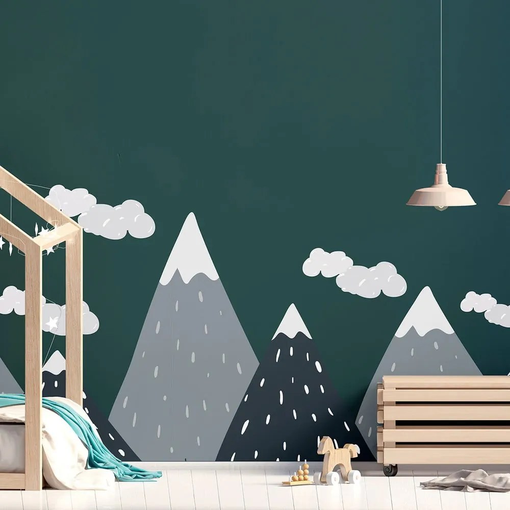Nástenná samolepka Ambiance Scandinavian Giant Mountains Dinka